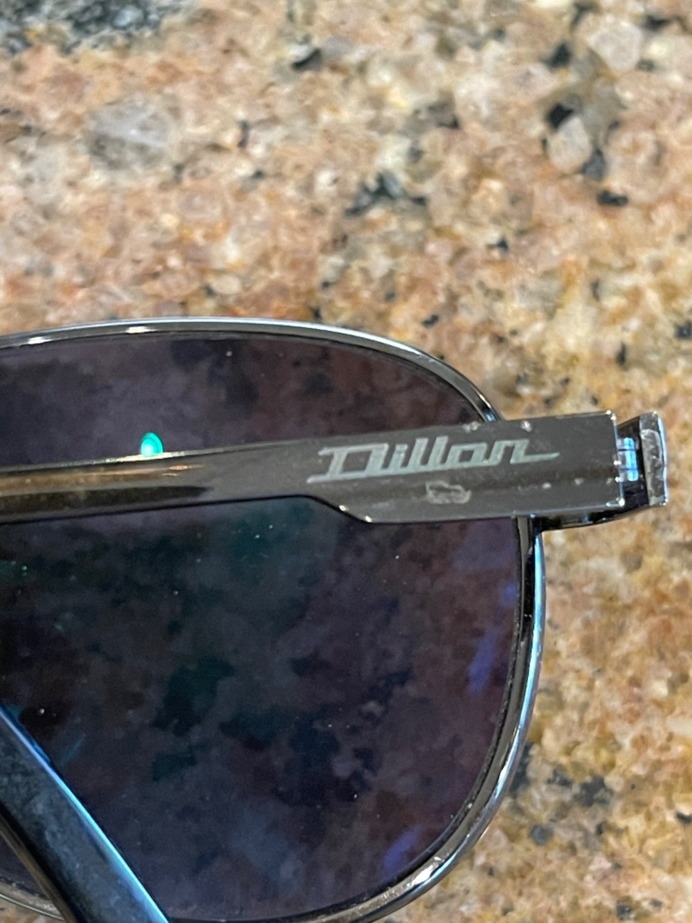 Dillon Optics Mikel Polarized Sunglasses.Matte Silver Frame,Smoke Lenses W case - Picture 5 of 10
